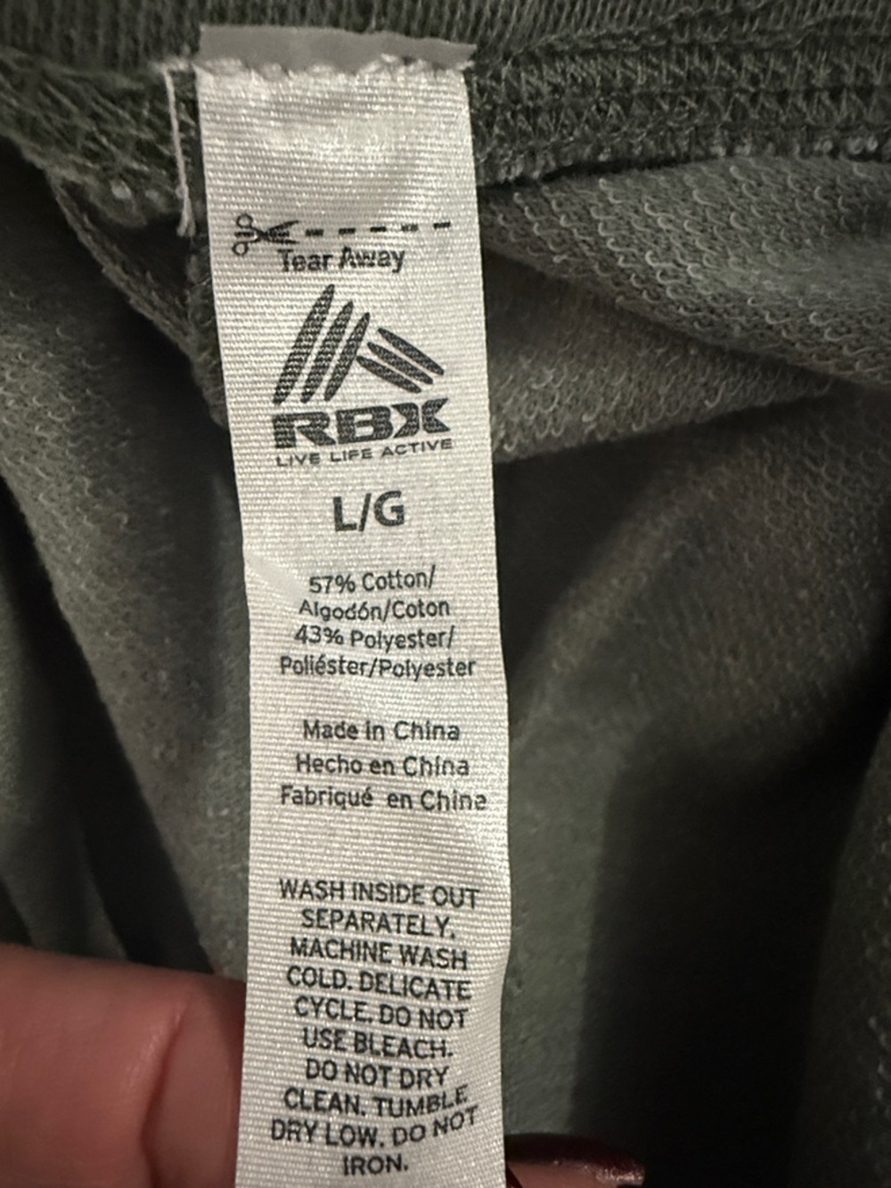 RBX Women’s Gray-Green Joggers sz L NWT - Picture 5 of 8